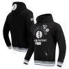 Pro Standard Brooklyn Nets Premium Black Area Code Pullover Hoodie