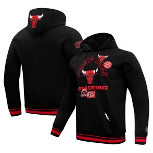 Pro Standard Chicago Bulls Black Area Code Pullover Eye - catching Hoodie