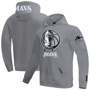 Pro Standard Dallas Mavericks Gray 2024/25 City Edition Pullover Hoodie Gorgeous
