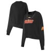Pro Standard Devin Booker Phoenix Suns Women's Unique Black Player Chain Pullover Sweatshirt