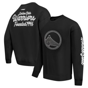 Pro Trendy Standard Golden State Warriors Black Paint the City Drop Shoulder Sweatshirt