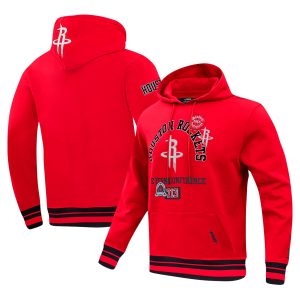 Pro Trendy Standard Houston Rockets Red Area Code Pullover Hoodie
