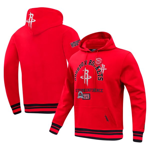 Pro Trendy Standard Houston Rockets Red Area Code Pullover Hoodie