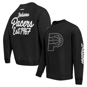 Pro Fabulous Standard Indiana Pacers Black Paint the City Drop Shoulder Sweatshirt