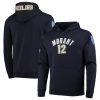 Pro Standard Ja Morant Memphis Grizzlies Navy Player Pullover Hoodie Unique