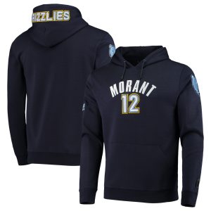Pro Standard Ja Morant Memphis Grizzlies Navy Player Pullover Hoodie Unique