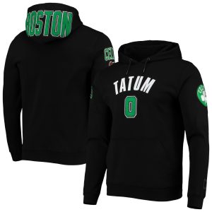 Pro Standard Jayson Tatum Boston Celtics Trendy Black Player Pullover Hoodie