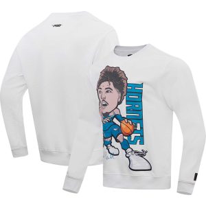 Pro Stylish Standard LaMelo Ball Charlotte Hornets White Avatar Pullover Sweatshirt