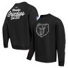 Pro Standard Memphis Grizzlies Black Paint the City Drop Trendy Shoulder Sweatshirt
