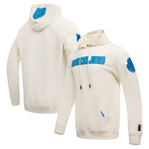 Pro Standard Stylish Memphis Grizzlies Cream Triple Tonal DK Pullover Hoodie