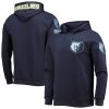 Pro Standard Memphis Grizzlies Navy Logo Pullover Gorgeous Hoodie