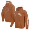 Pro Standard Milwaukee Bucks Brown Paint the City Drop Shoulder Pullover Eye - catching Hoodie