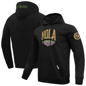 Pro Standard New Orleans Pelicans Black 2024/25 City Premium Edition Pullover Hoodie