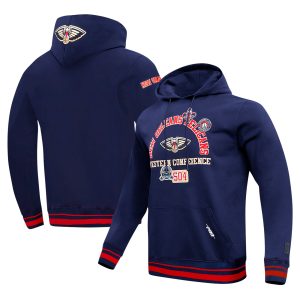 Pro Standard New Orleans Pelicans Navy Area Code Pullover Eye - catching Hoodie