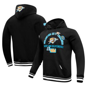 Pro Standard Oklahoma City Thunder Black Area Code Pullover Premium Hoodie