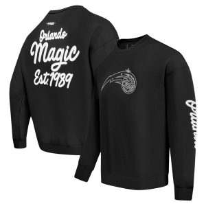 Pro Standard Orlando Magic Black Paint the City Drop Shoulder Trendy Sweatshirt