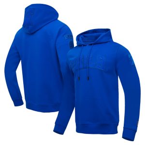 Pro Standard Philadelphia 76ers Royal Gorgeous Triple Tonal DK Pullover Hoodie Jacket