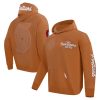 Pro Standard Portland Trail Blazers Trendy Brown Paint the City Drop Shoulder Pullover Hoodie