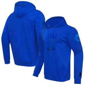 Pro Stylish Standard Stephen Curry Golden State Warriors Royal Triple Tonal Player Pullover Hoodie