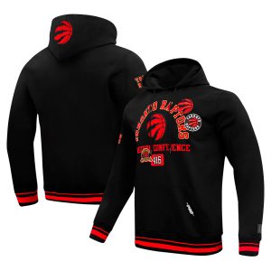 Pro Standard Toronto Raptors Black Area Premium Code Pullover Hoodie