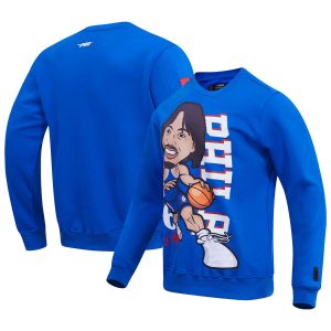 Pro Standard Tyrese Maxey Philadelphia Stylish 76ers Royal Avatar Pullover Sweatshirt