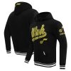 Pro Standard Utah Jazz Black Script Tail Pullover Premium Hoodie
