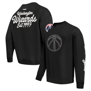Pro Standard Washington Wizards Stylish Black Paint the City Pullover Sweatshirt