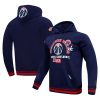 Pro Standard Washington Wizards Navy Stylish Area Code Pullover Hoodie
