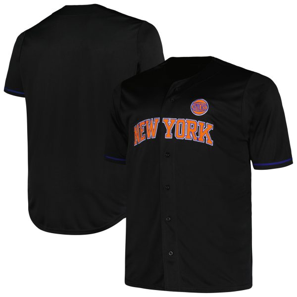 Profile New York Knicks Black Big Stylish & Tall Pop Jersey