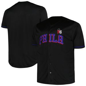 Profile Philadelphia 76ers Black Big & Trendy Tall Pop Jersey