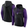 Sacramento Kings Black Outline Fabulous Colorblock Pullover Hoodie