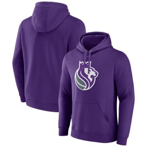 Sacramento Kings Purple Alternate Eye - catching Logo Pullover Hoodie