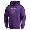 Sacramento Kings Chic Purple Static Logo Pullover Hoodie