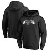 San Antonio Spurs Black Alternate Logo Pullover Unique Hoodie