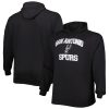 San Antonio Spurs Black Trendy Big & Tall Heart & Soul Pullover Hoodie
