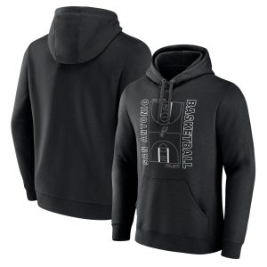 San Antonio Spurs Black Michelob Ultra Full Premium Court Pullover Hoodie
