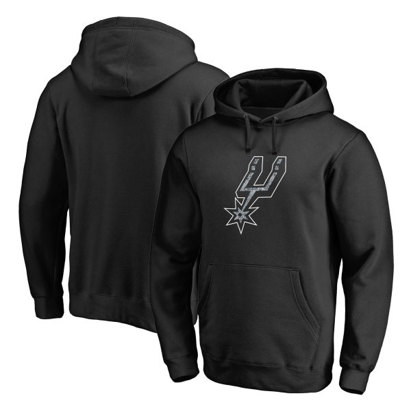 San Antonio Spurs Black Static Fabulous Logo Pullover Hoodie