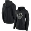 San Antonio Spurs Women's Stylish Black Alternate Logo Pullover Hoodie