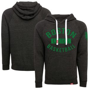 Sportiqe Boston Celtics Unisex Black Olsen Tri Blend Pullover Hoodie Gorgeous