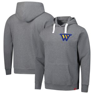Sportiqe Golden State Warriors Unisex Heather Gray Varsity Collection Blake Pullover Premium Hoodie