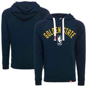 Sportiqe Golden State Warriors Unisex Navy Olsen Tri Blend Pullover Trendy Hoodie