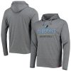 Sportiqe Memphis Grizzlies Heathered Gray Practice Shoot Stylish Around Rowan Tri Blend Pullover Hoodie