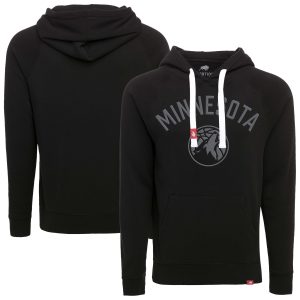 Sportiqe Minnesota Timberwolves Unisex Black Gorgeous Olsen Tri Blend Pullover Hoodie