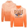 Sportiqe New York Knicks Unisex Orange Blake Premium Sun Fade Pullover Hoodie