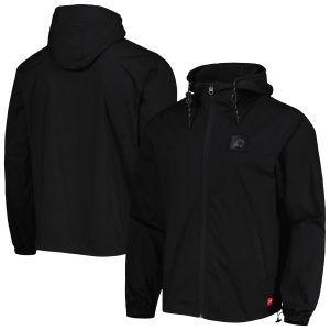 Sportiqe Phoenix Suns Black Madera Premium Ripstop Full Zip Jacket