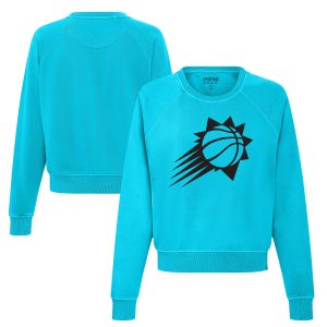 Sportiqe Phoenix Suns Women's Turquoise 2022/23 Elegant City Edition Ashlyn Pullover Sweatshirt