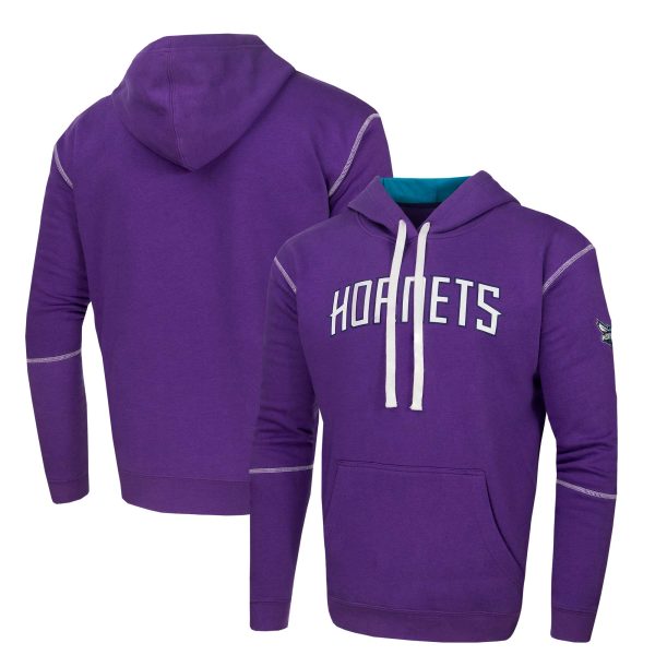 Stadium Essentials Charlotte Hornets Purple Monument Fabulous Pullover Hoodie