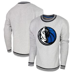 Stadium Essentials Dallas Mavericks Gorgeous Heather Gray Club Level Pullover Sweatshirt