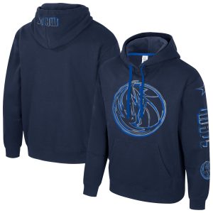 Stadium Essentials Dallas Mavericks Chic Unisex Navy Elementized Pullover Hoodie