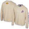 Stadium Essentials Los Angeles Lakers Unisex Natural Halftime Premium Pullover Sweatshirt